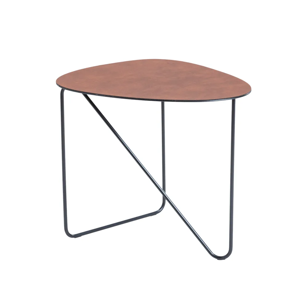 Curve soffbord, läder cognac, bull, m LIND DNA
