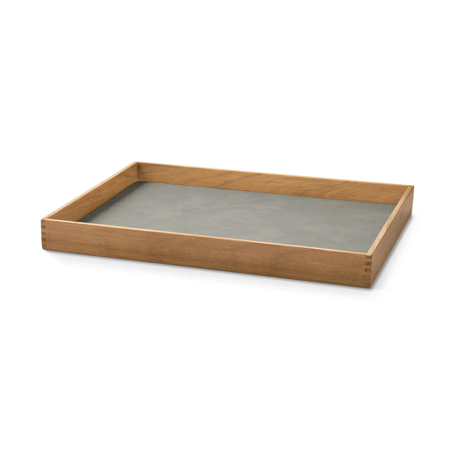 Even teakbricka square M, Nupo light grey LIND DNA