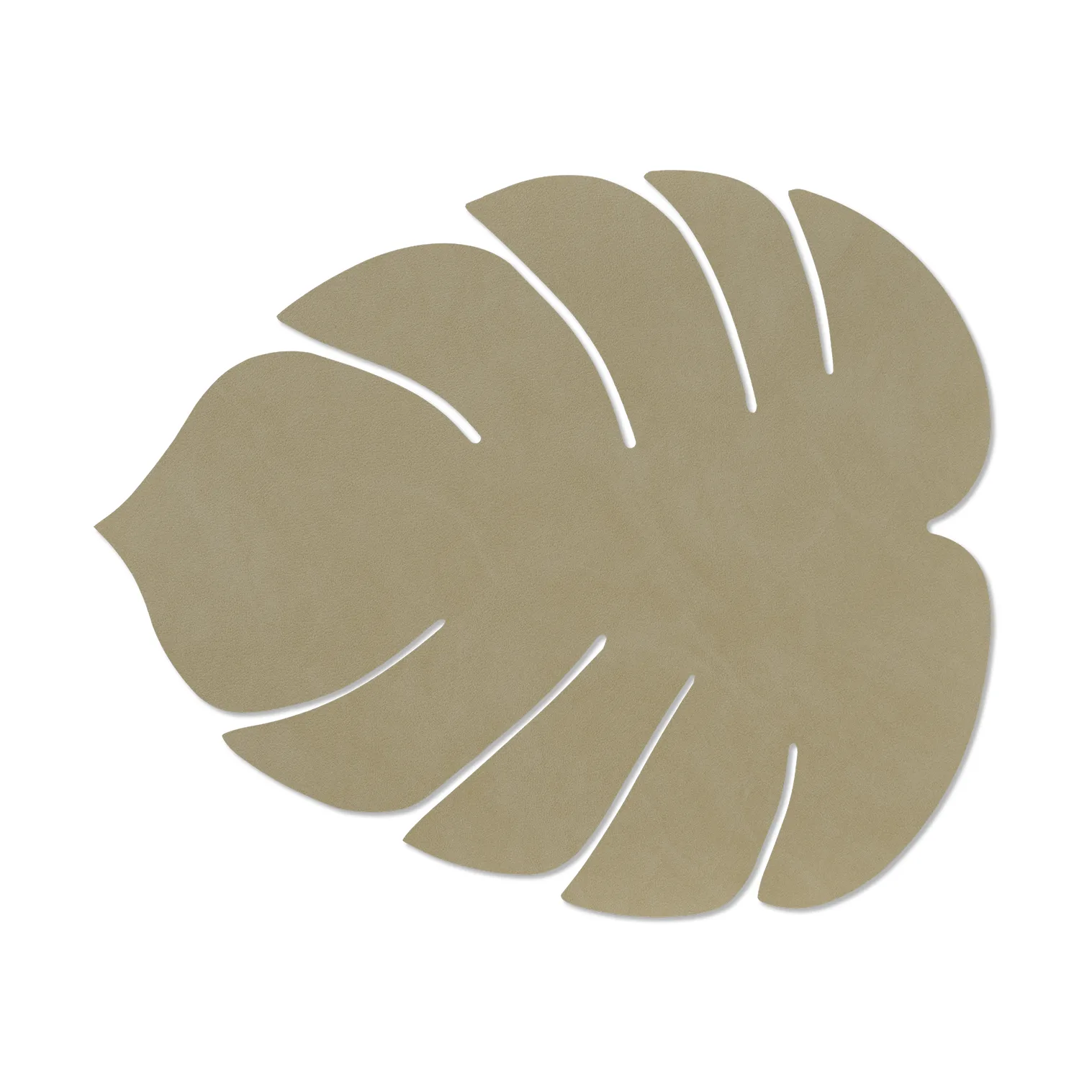 Monstera Leaf Nupo bordstablett L, Herbal dust LIND DNA