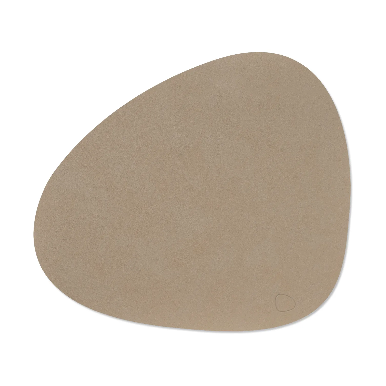 Nupo bordstablett curve L, Clay brown LIND DNA
