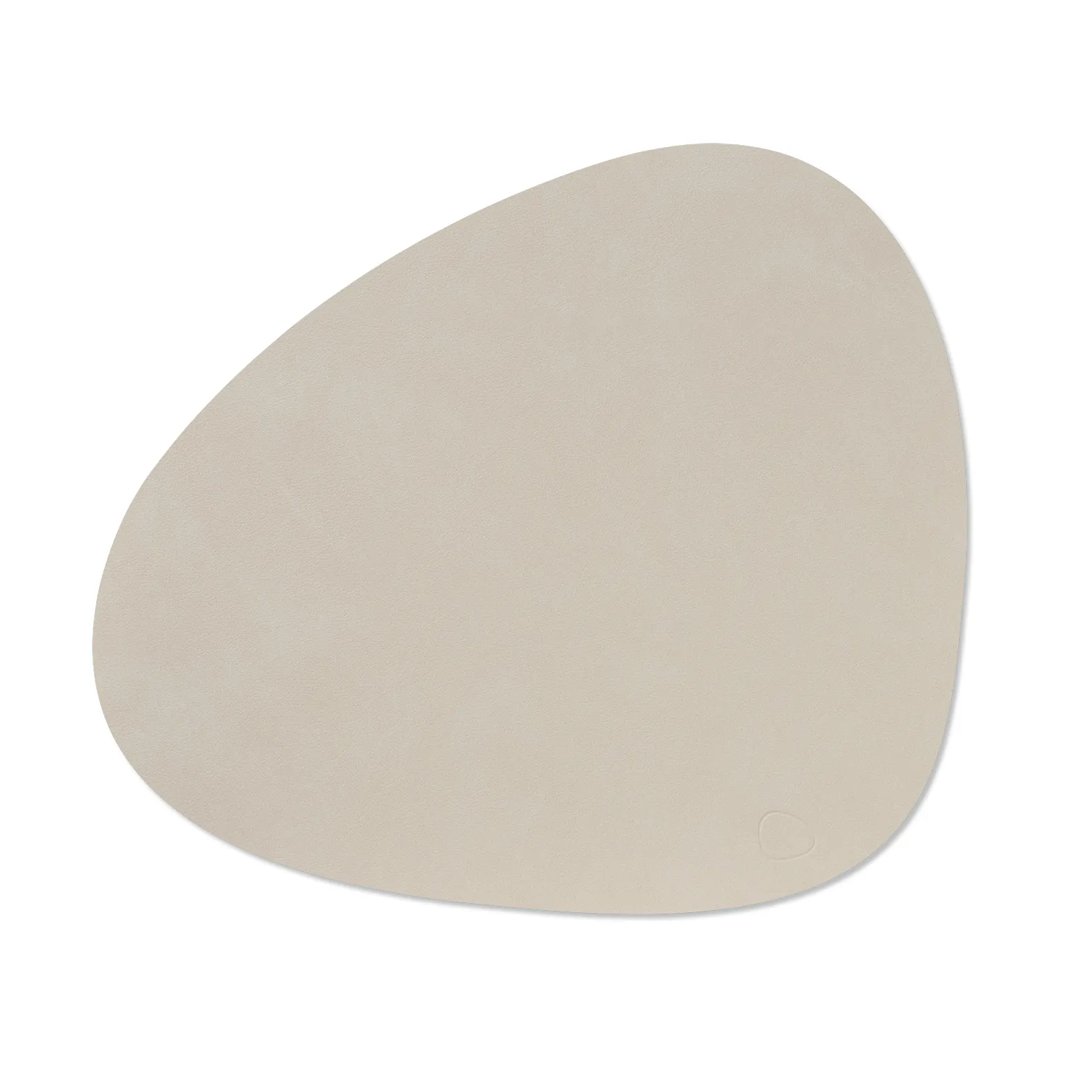 Nupo bordstablett curve L, Oyster white LIND DNA