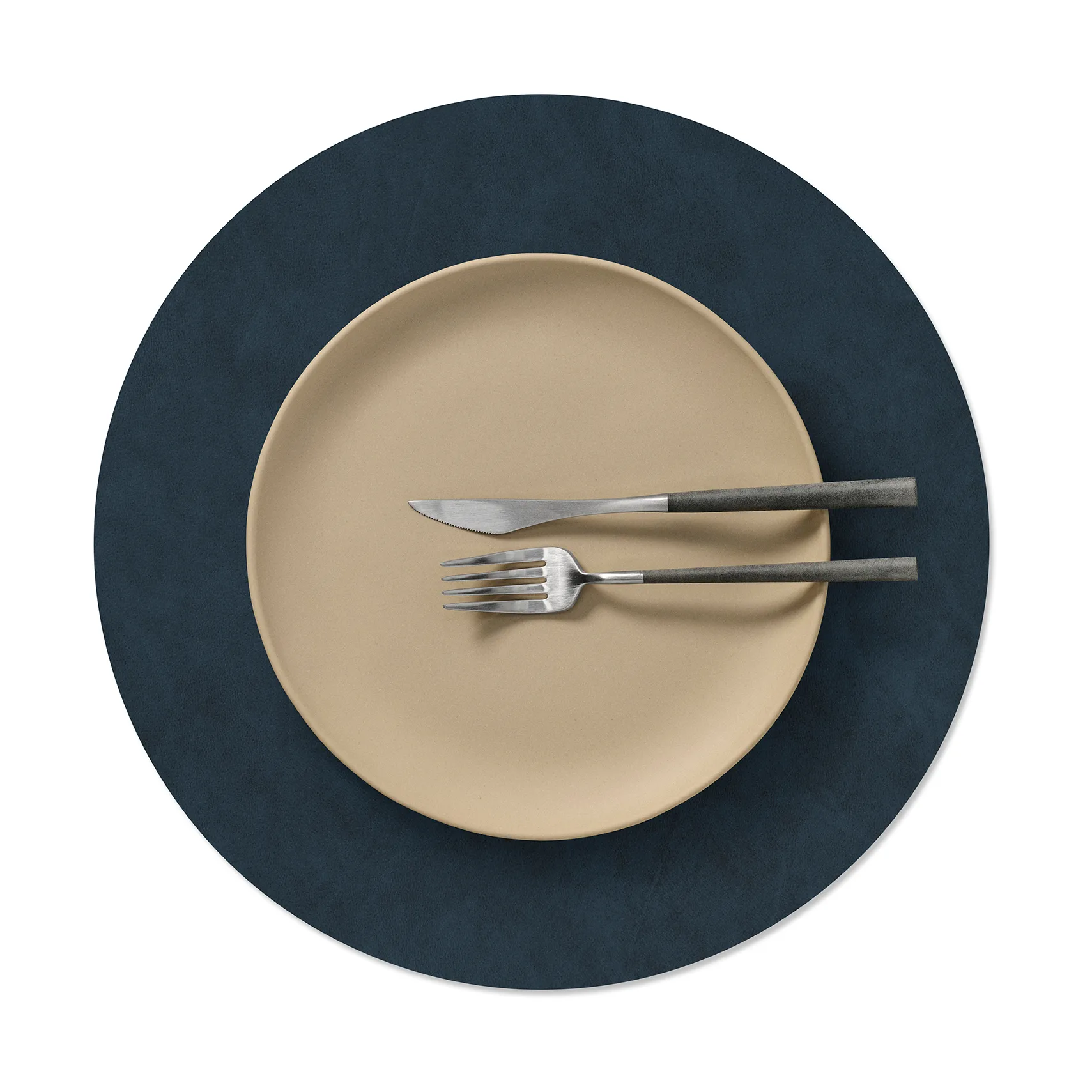 Nupo bordstablett, Midnight blue, circle, L LIND DNA