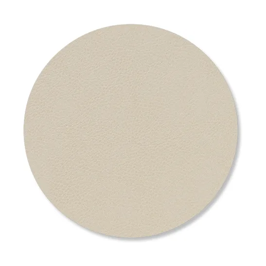 Serene glasunderlägg circle Ø10 cm, Cream LIND DNA