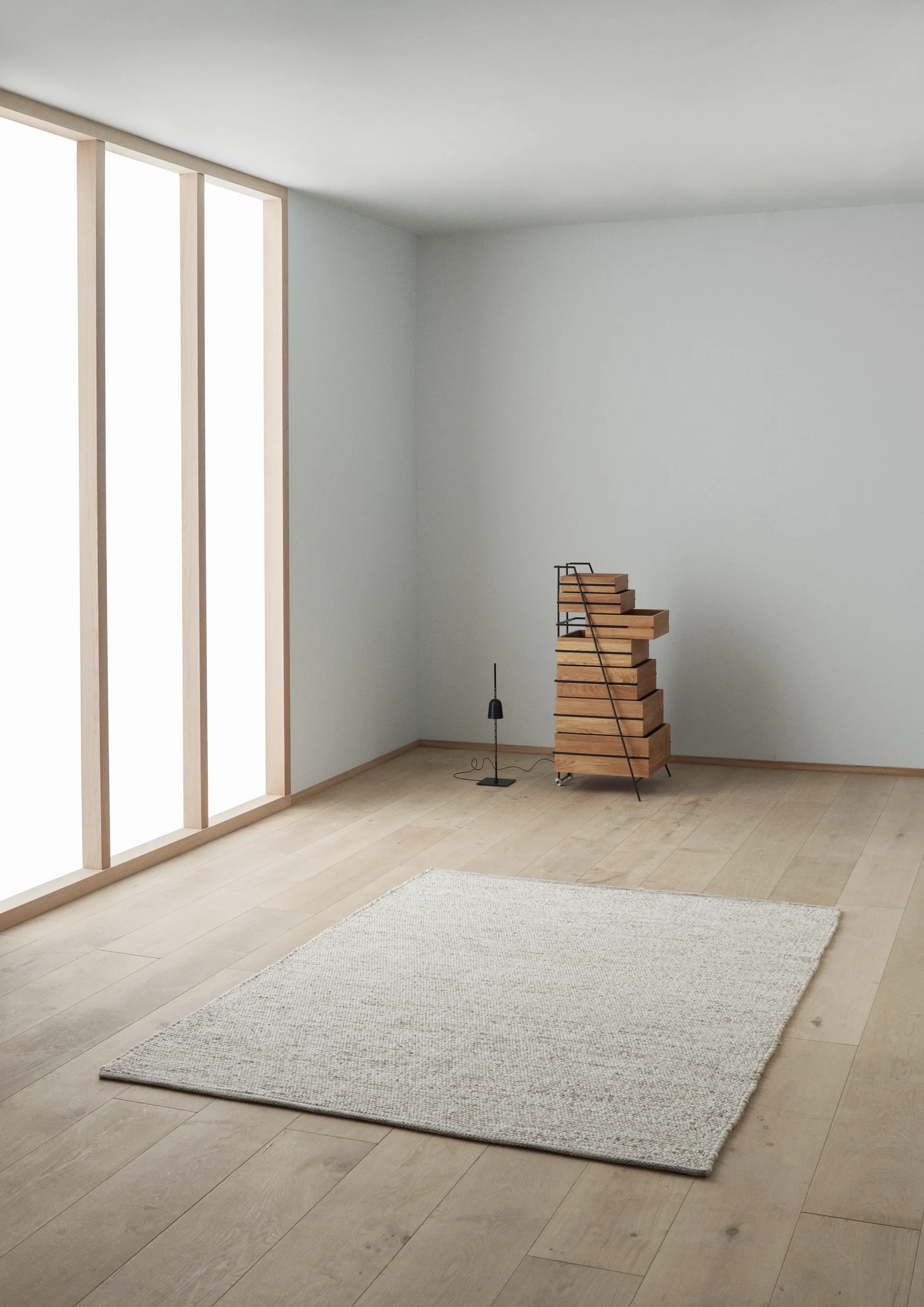 Agner ullmatta, Beige, 170x240 cm Linie Design