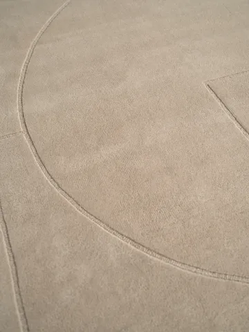 Lineal Poem ullmatta - Beige, 170x240 cm - Linie Design