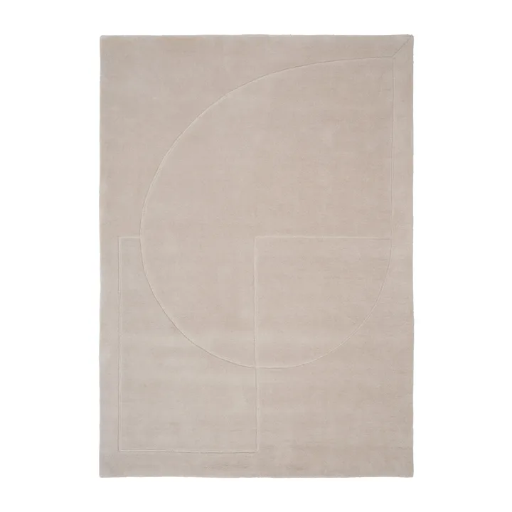 Lineal Poem ullmatta - Beige, 250x350 cm - Linie Design