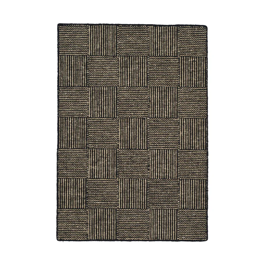 Linie Design Chess matta, Black, 140x200 cm Linie Design