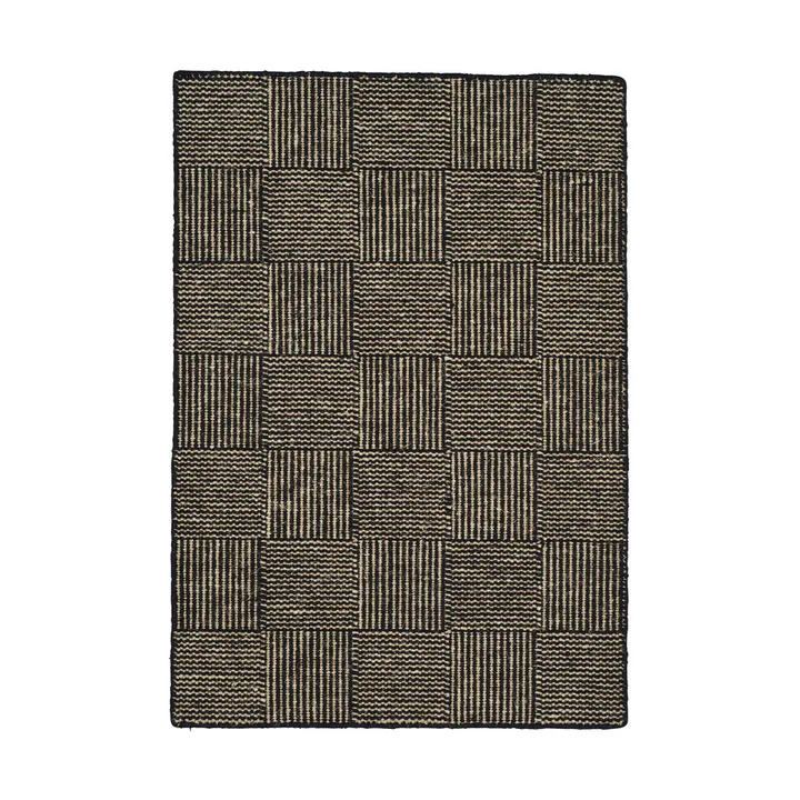 Linie Design Chess matta - Black, 250x250 cm - Linie Design