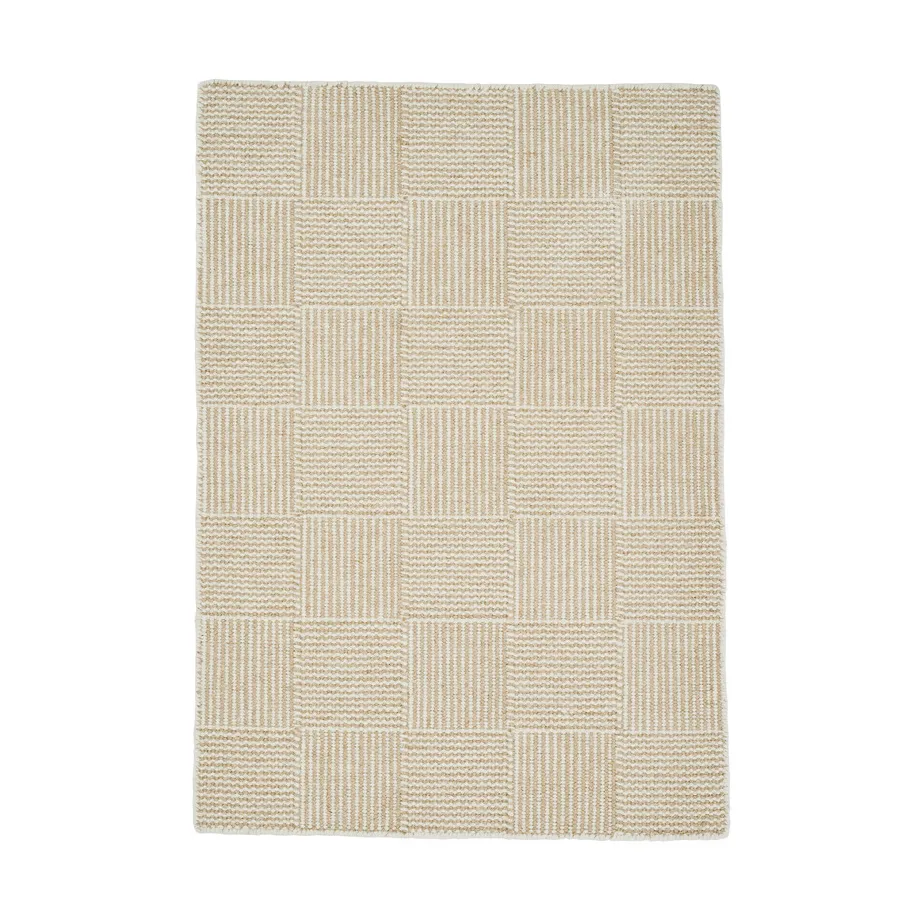 Linie Design Chess matta, White, 140x200 cm Linie Design