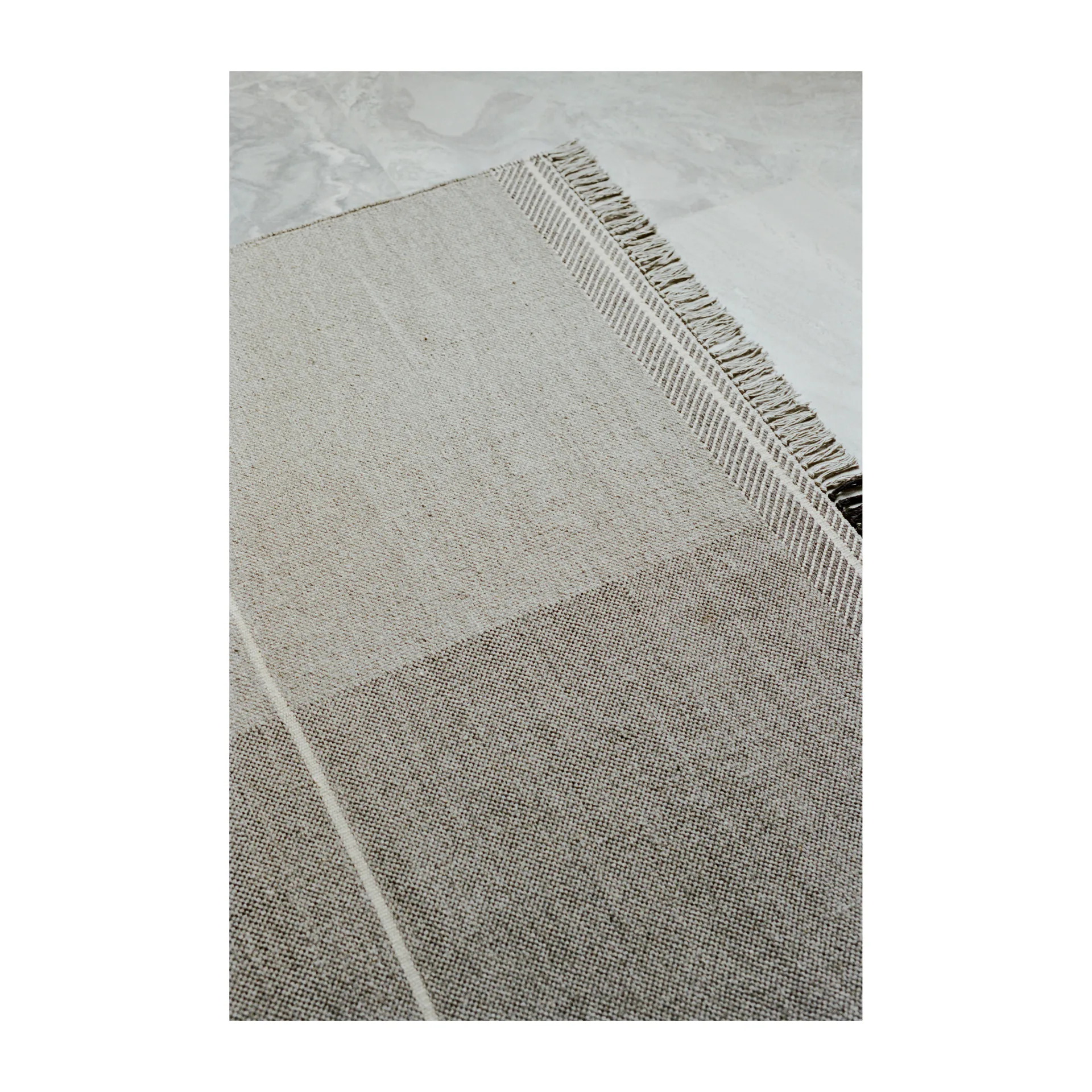 Mindful Soul ullmatta 140x200 cm, Stone-beige Linie Design