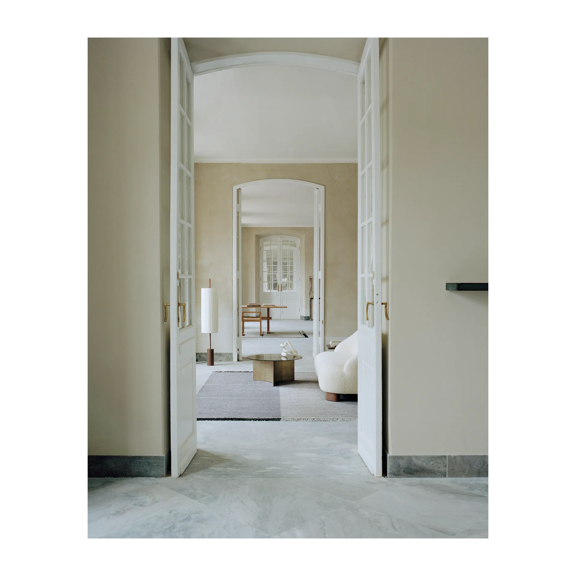 Mindful Soul ullmatta 170x240 cm, Stone-beige Linie Design