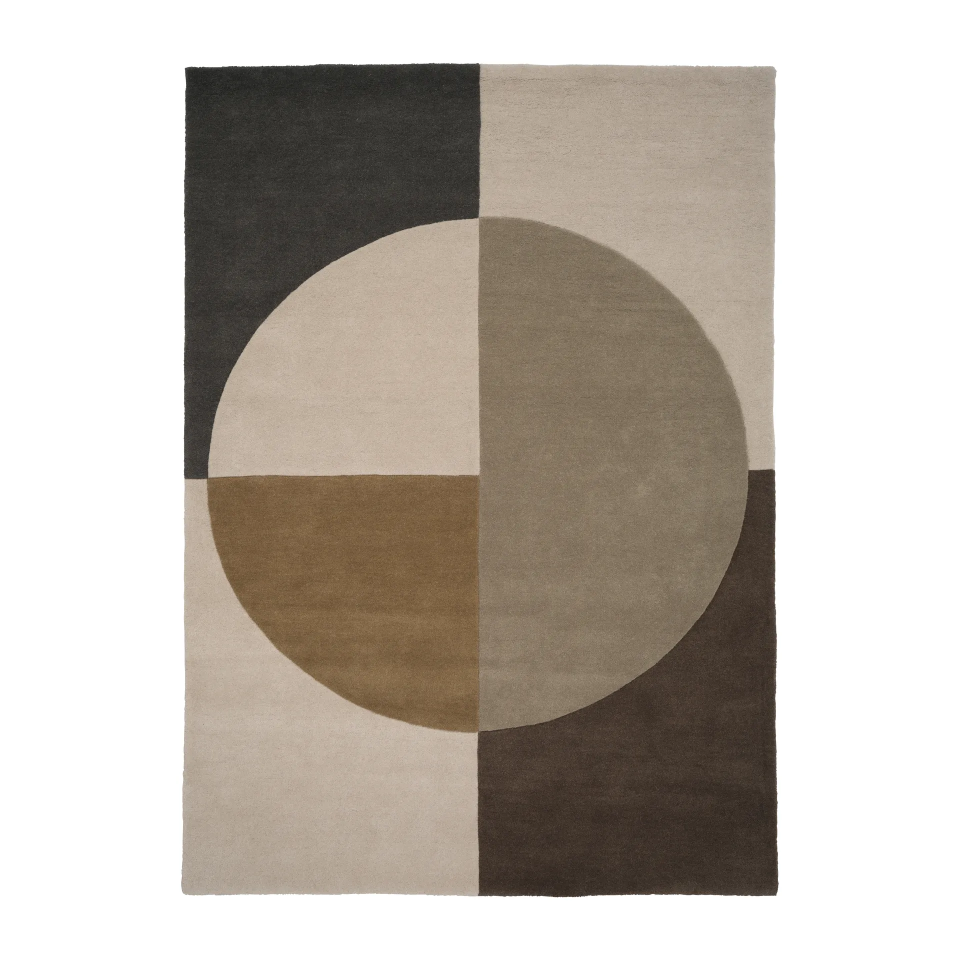 Radiality ullmatta, Olive, 200x300 cm Linie Design