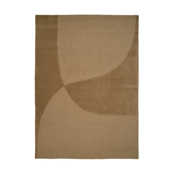 Split Plains matta - Mustard, 250x350 cm - Linie Design