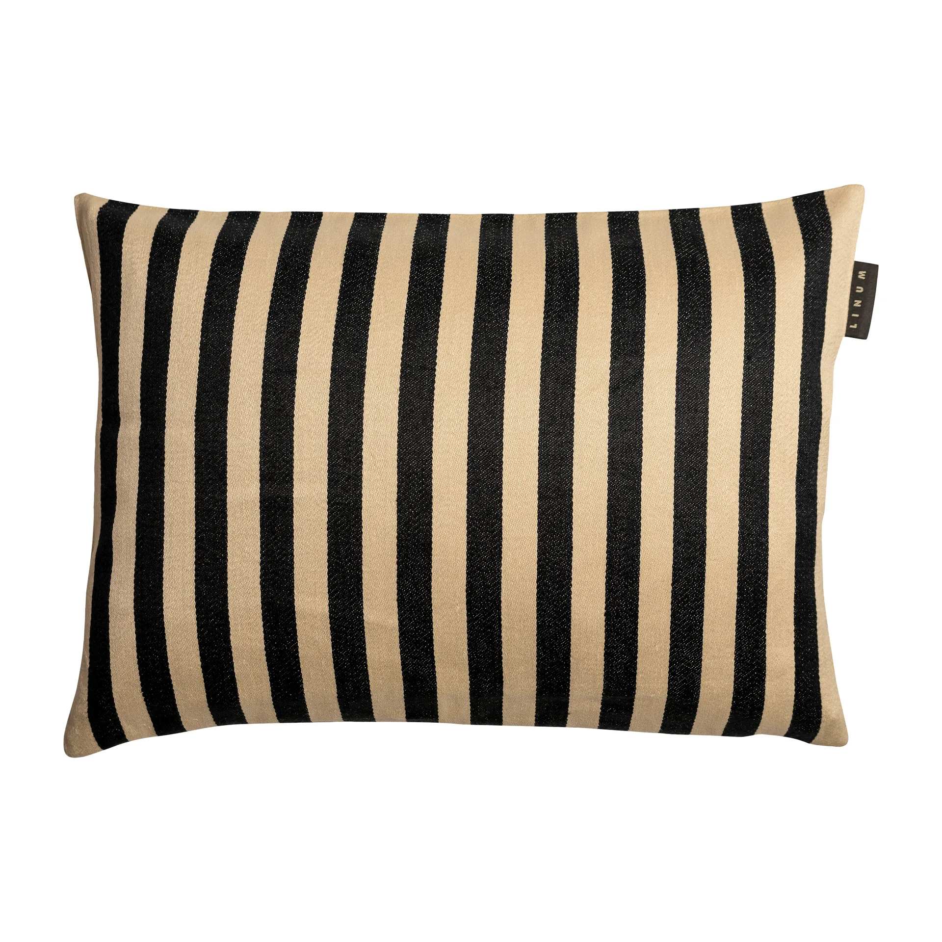 Amalfi kuddfodral 35x50 cm, Svart Linum