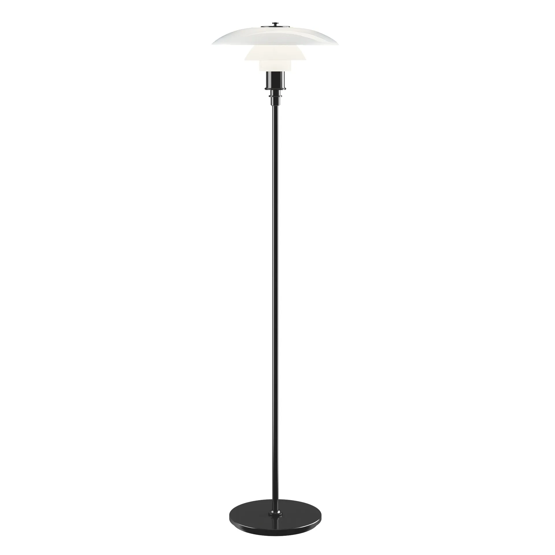 PH 3½-2½ golvlampa, Svart Louis Poulsen