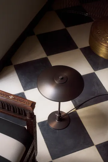 PH 3/2 Luna bordslampa - Aged brass-opalglas - Louis Poulsen