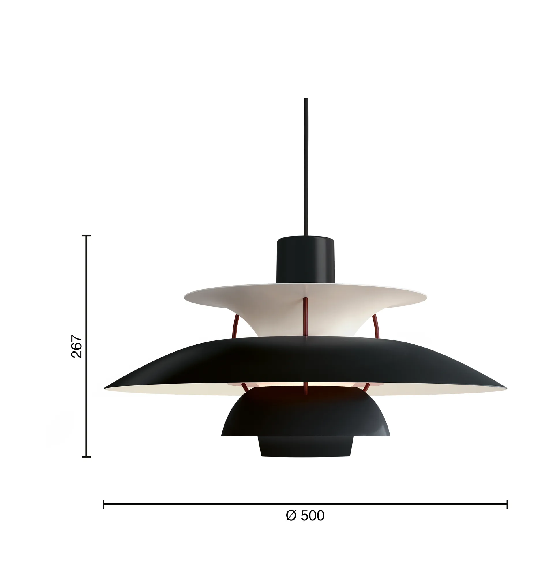 PH 5 Black Edition 2025 pendel, Black Louis Poulsen