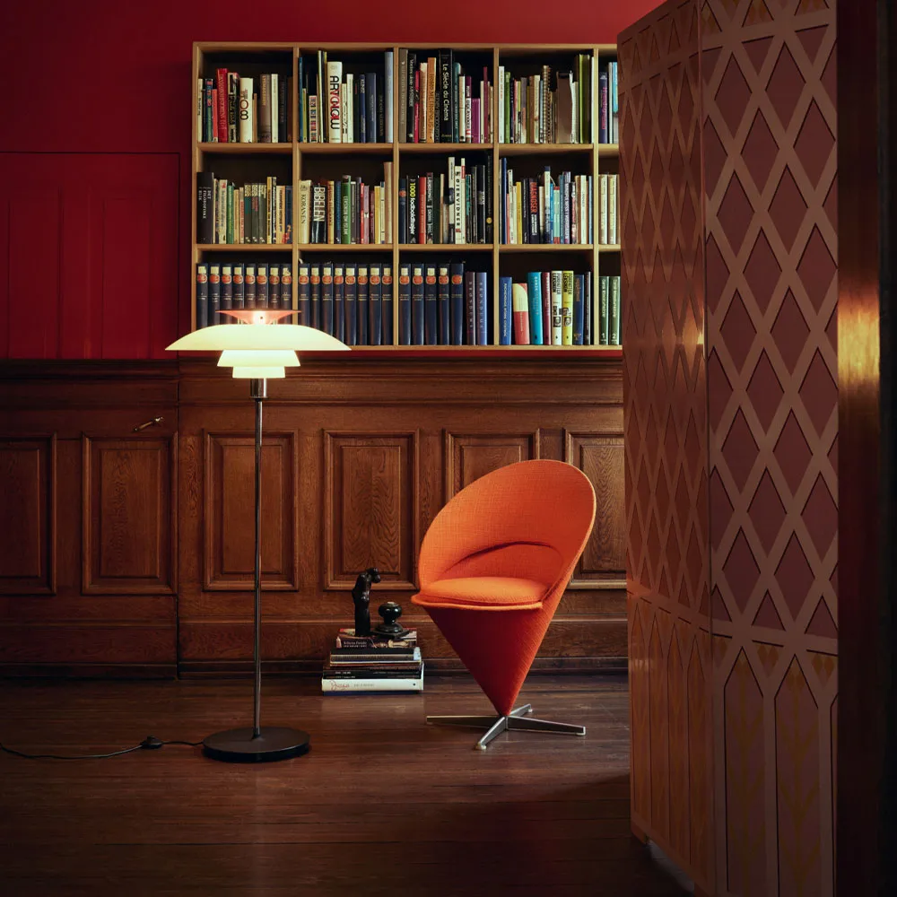 PH 80 dimbar golvlampa, Vit, vit opal akryl Louis Poulsen