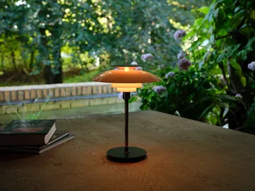 PH 80 portabel bordslampa - Vit opal, krompläterad - Louis Poulsen
