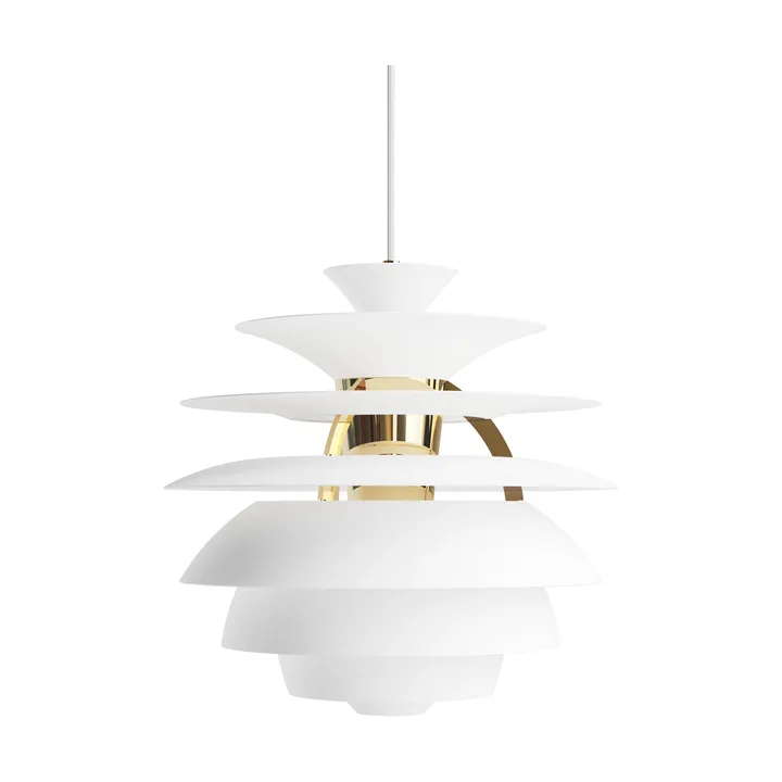 PH Snowball pendel E27 - Soft white-brass - Louis Poulsen