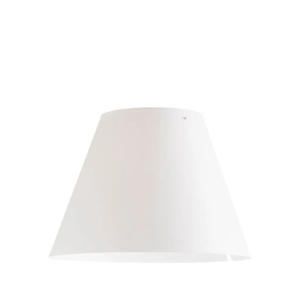 Costanza D13/1/4 lampskärm, vit Luceplan