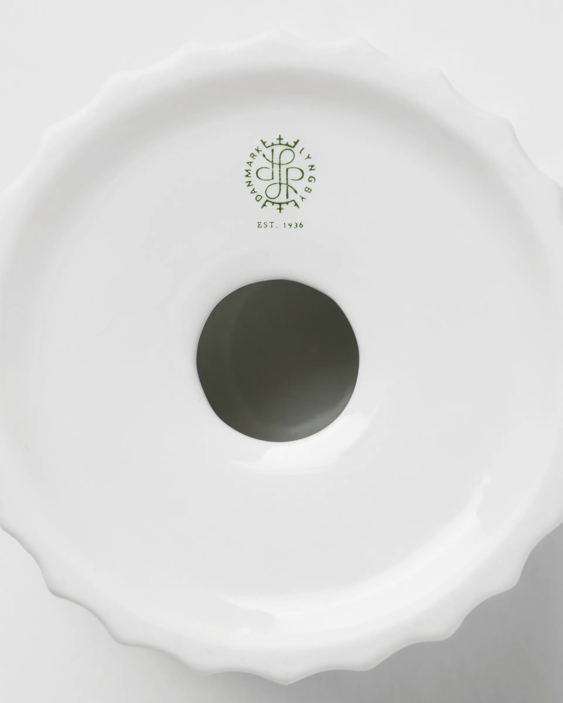 Lyngby Tura värmeljusstake Ø8 cm, Vit Lyngby Porcelæn