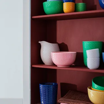 Rhombe äggkopp Ø5 cm - Grön - Lyngby Porcelæn