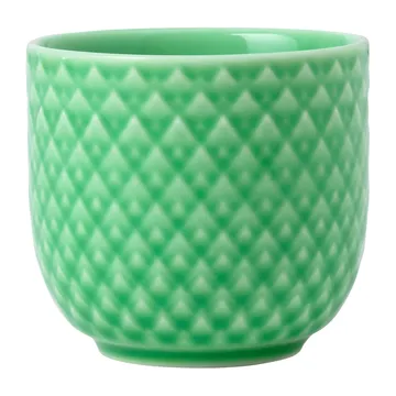 Rhombe äggkopp Ø5 cm - Grön - Lyngby Porcelæn