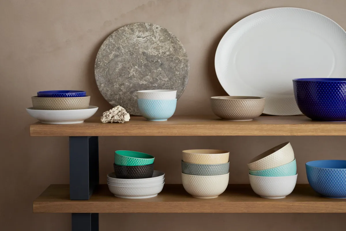 Rhombe Earth skål Ø15.5 cm, Clay Lyngby Porcelæn