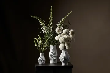 Twist vas 25 cm - Vit - Lyngby Porcelæn