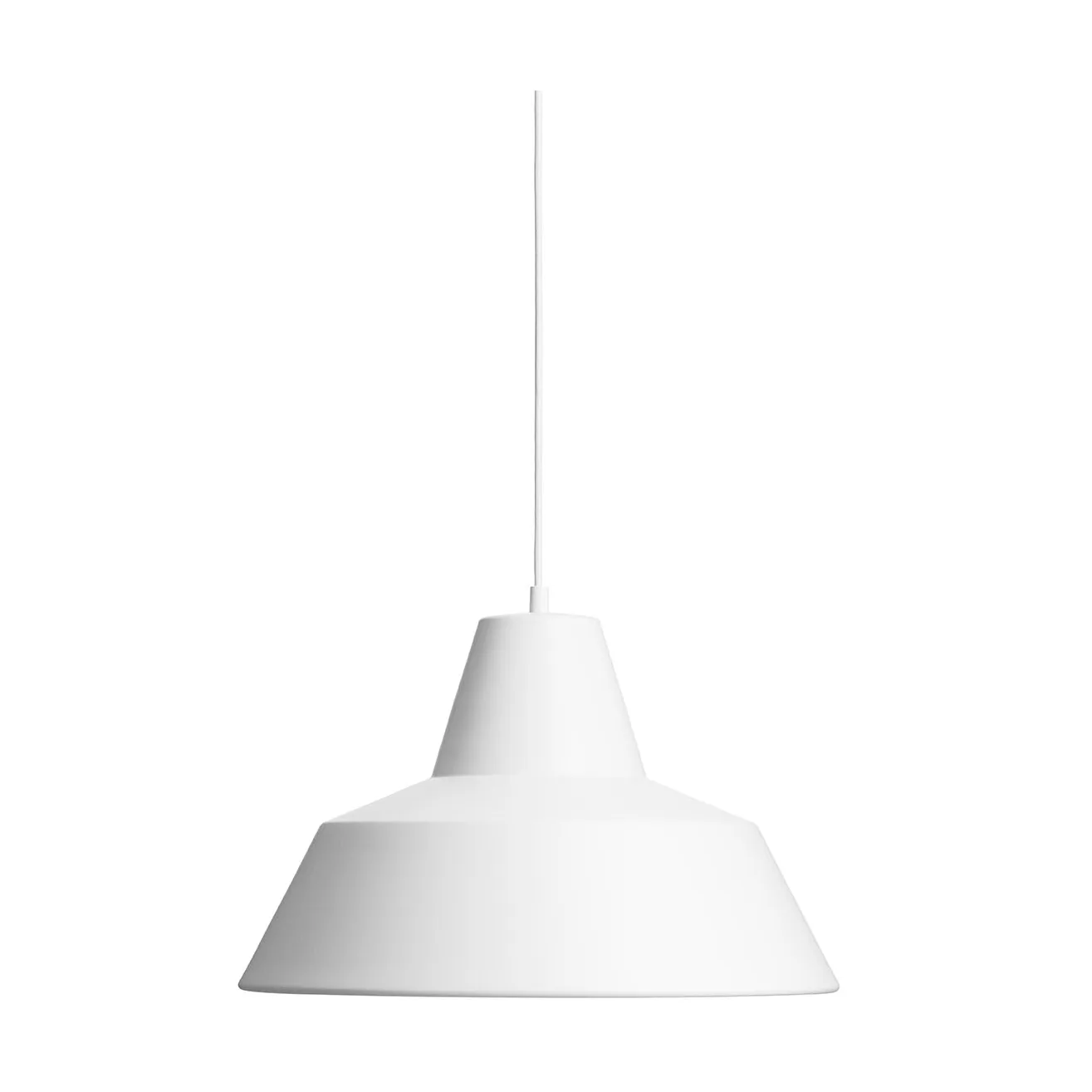 Workshop W1 pendel, Matte white Made By Hand