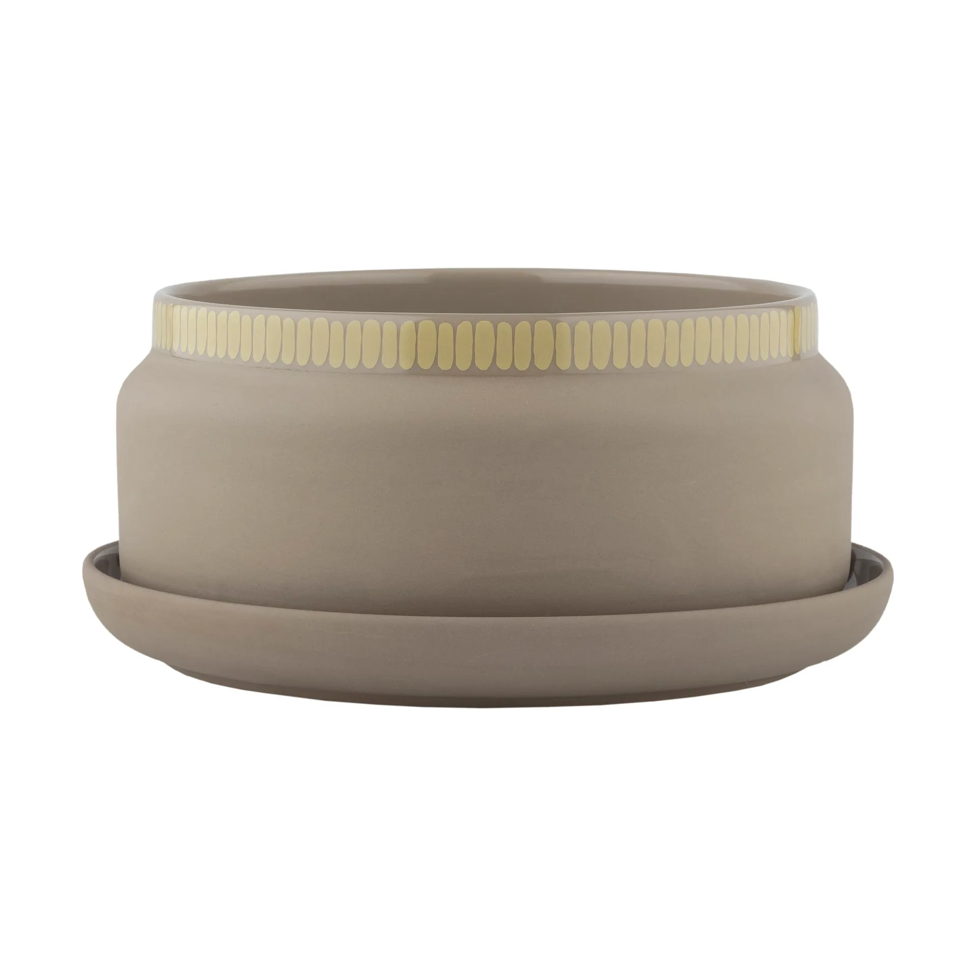 Alku kruka Ø17,5 cm, Terra-l. yellow Marimekko