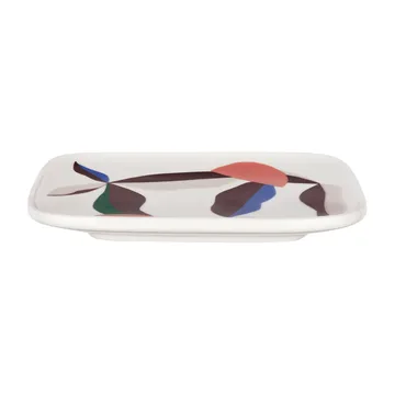 Berry tallrik 15x12 cm - White-blue-powder-darkwine - Marimekko