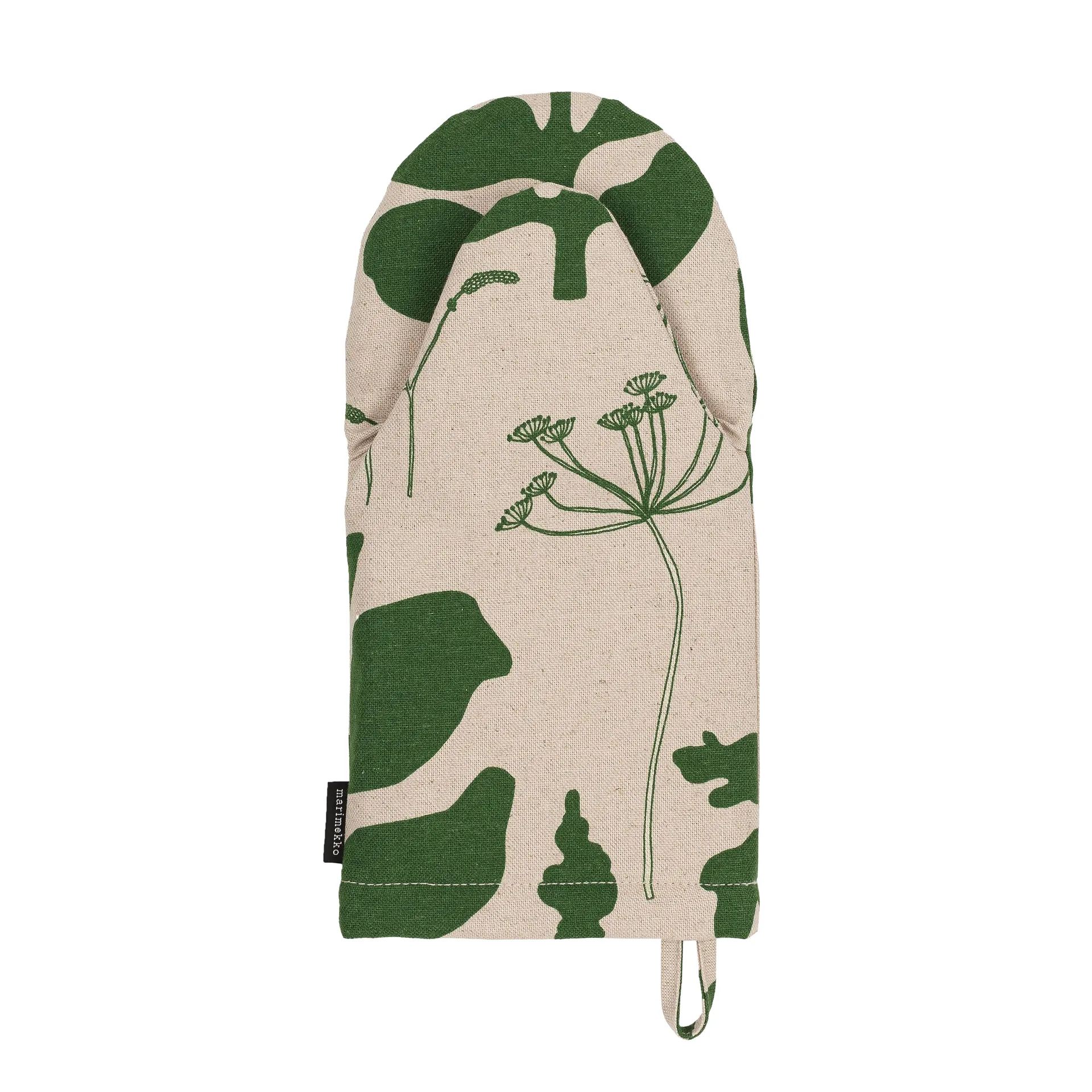 Elokuun Varjot grytvante, Grön-beige Marimekko