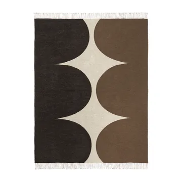 Härkä pläd 170x130 cm - svart-brun-beige - Marimekko