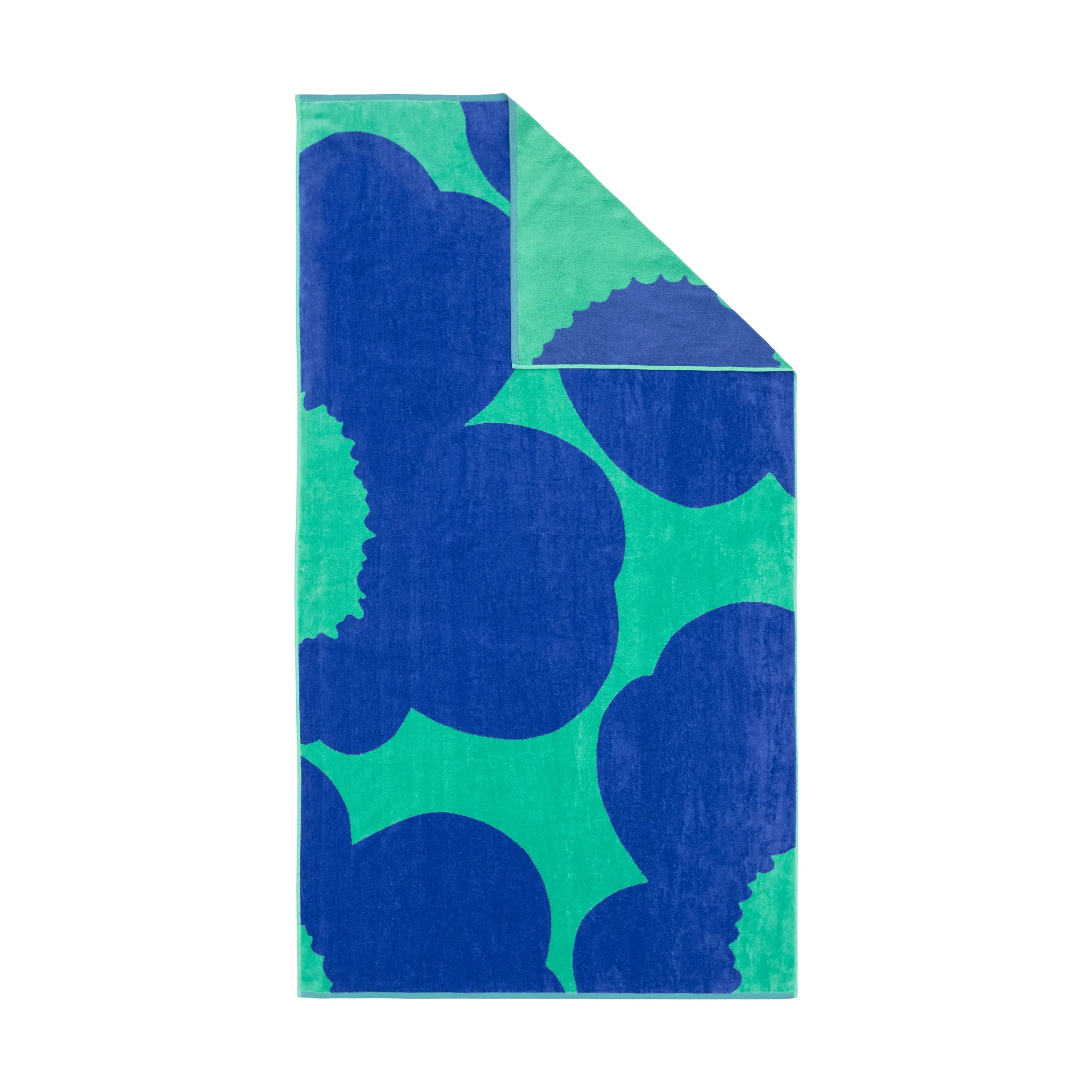 Iso Unikko badhandduk, Teal-blue, 100x180 cm Marimekko