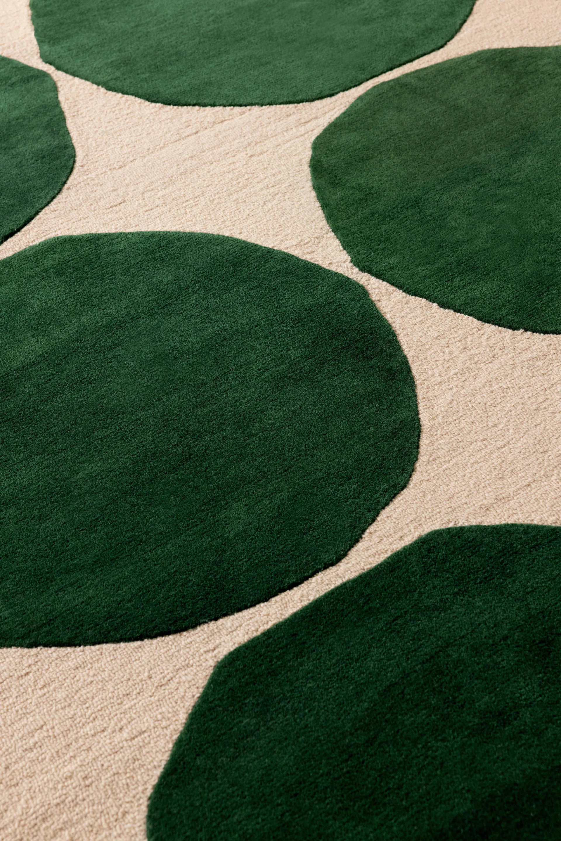 Isot Kivet ullmatta, Green, 200x280 cm Marimekko