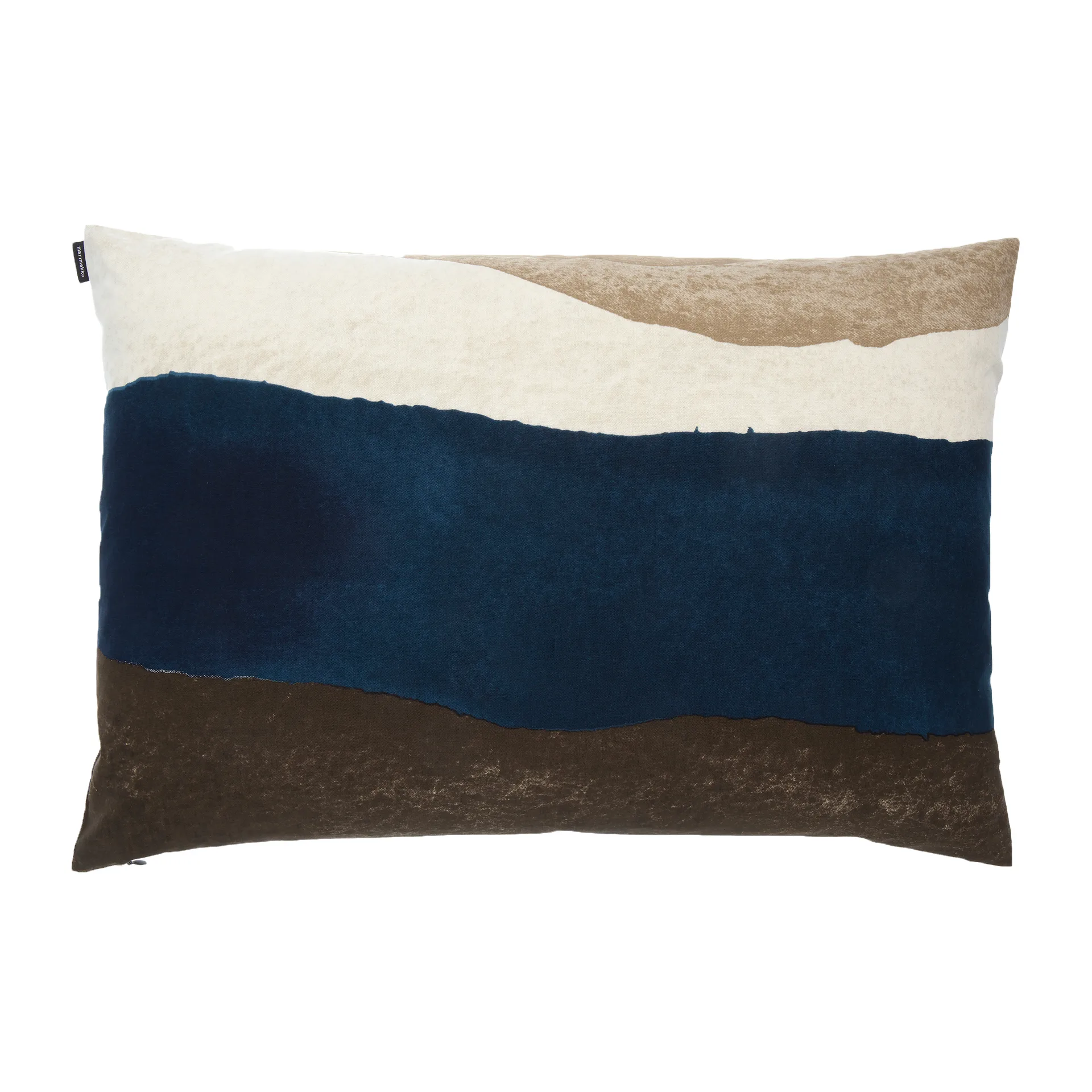 Joiku kuddfodral 40x60 cm, Brun-mörkblå-beige Marimekko