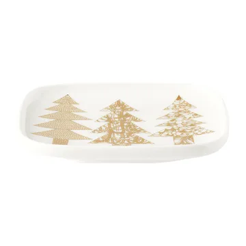 Kuusikossa fat 10x10 cm - Vit-guld - Marimekko