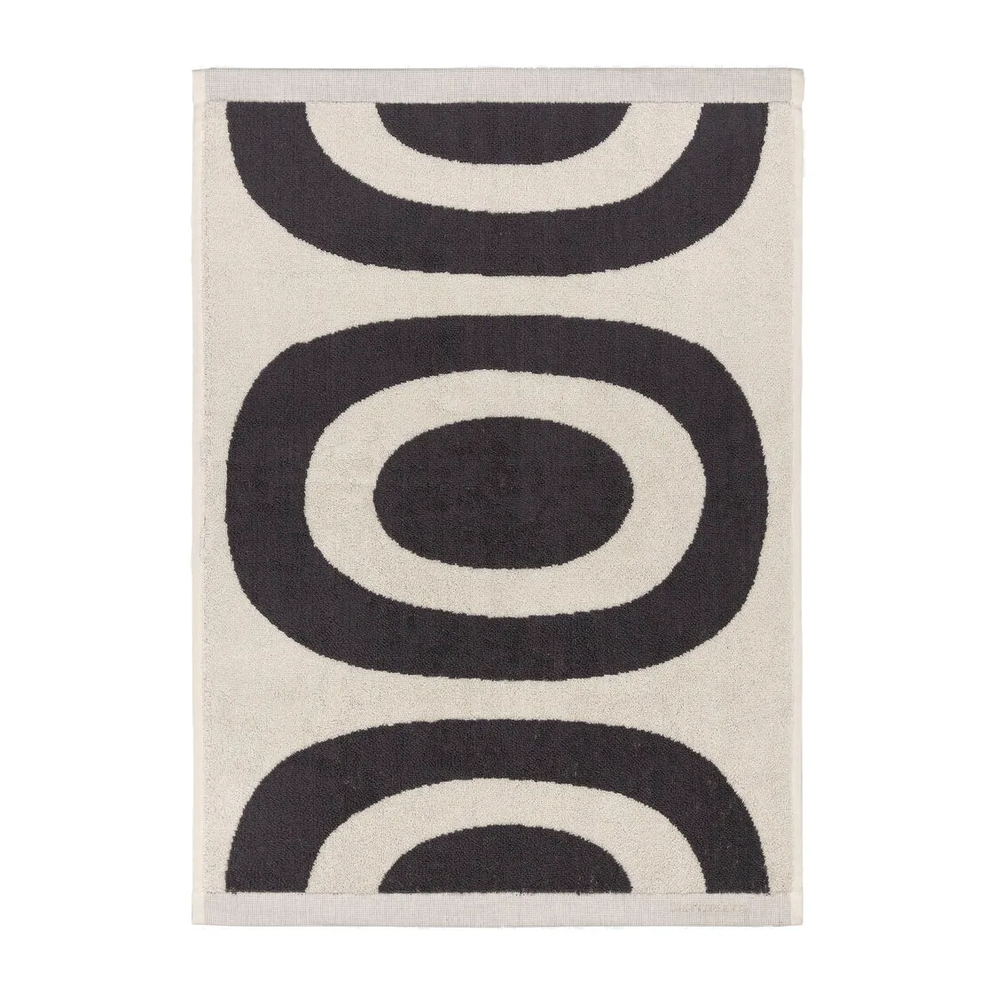 Melooni handduk 50x70, Charcoal-off white Marimekko