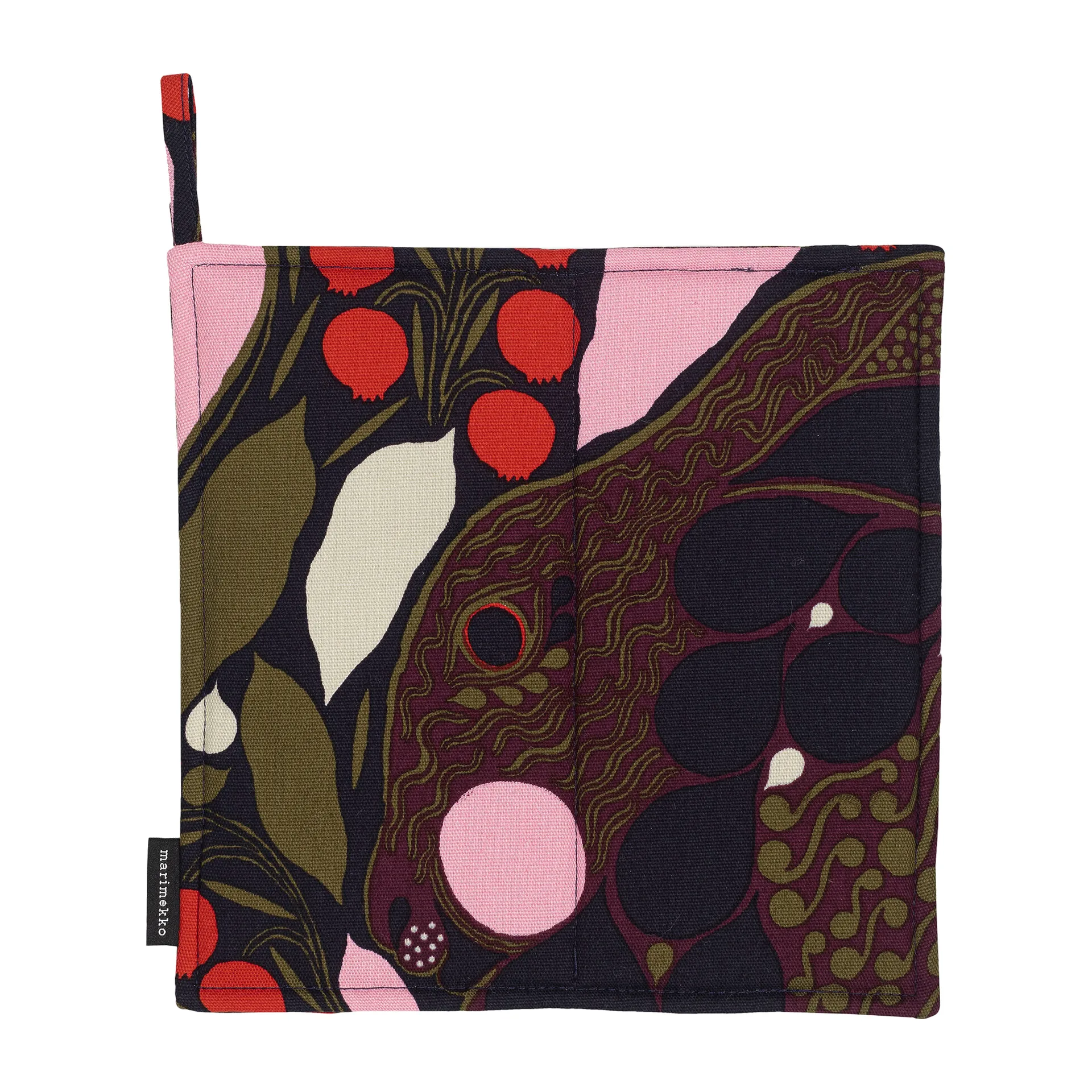 Pieni Rusakko grytlapp, Rosa-brun Marimekko