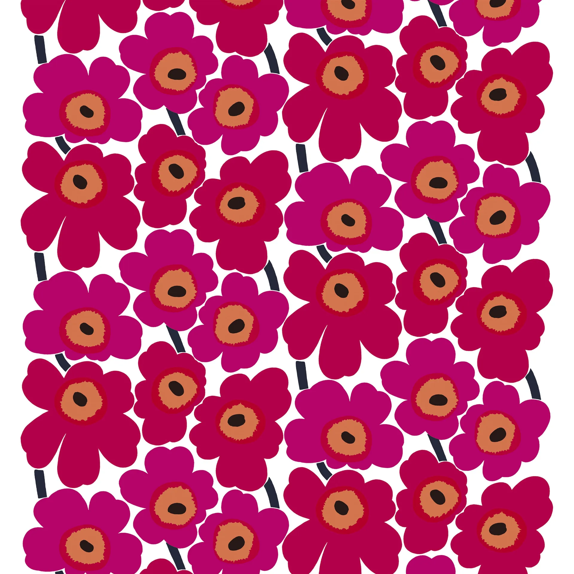 Pieni Unikko vaxduk, Röd Marimekko
