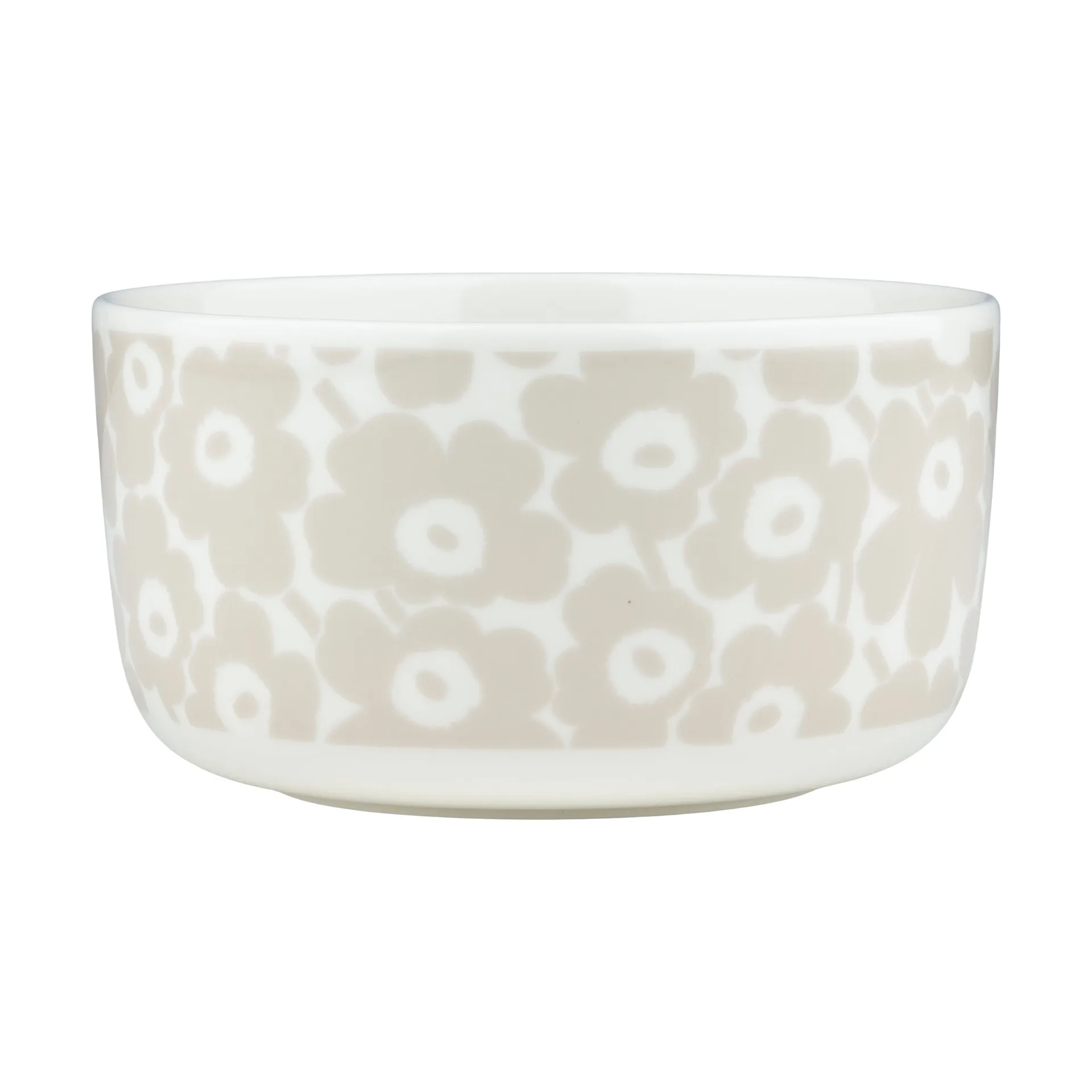 Pikkuinen Unikko skål, White-straw Marimekko