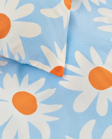Rakastaa ei rakasta örngott 50x60 cm - Orange-Off-white-light blue - Marimekko