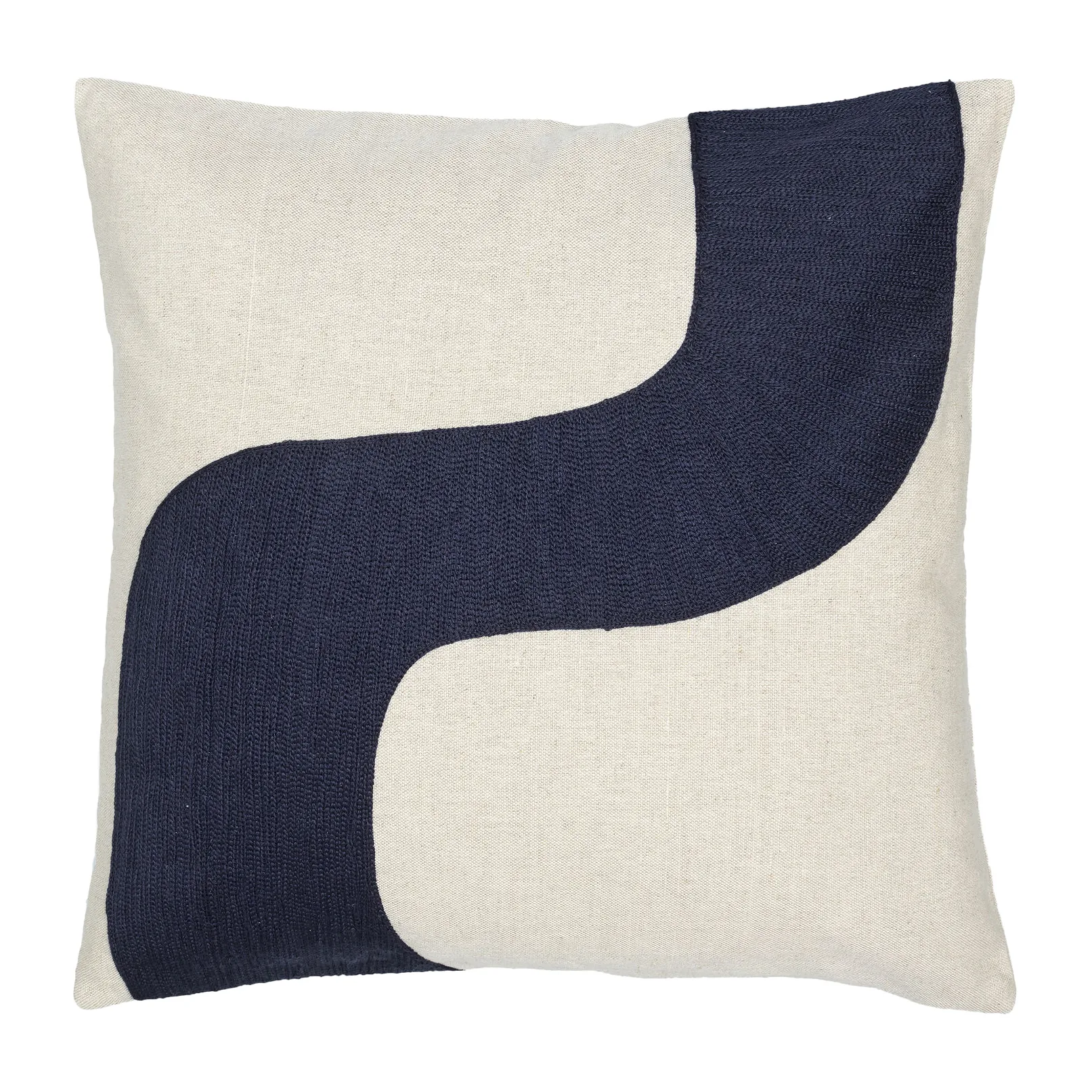 Seireeni kuddfodral 50x50 cm, Linen-dark blue Marimekko