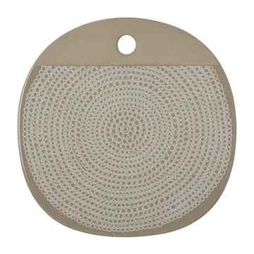 Siirtolapuutarha bricka Ø25 cm - terra-white - Marimekko