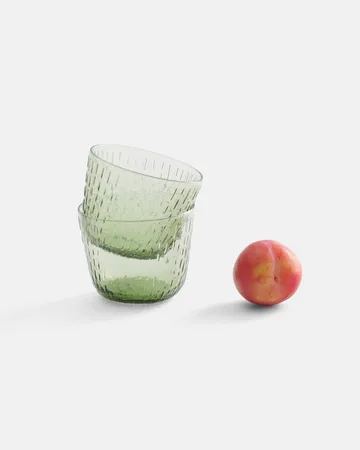 Syksy dricksglas 2 dl 2-pack - Olive - Marimekko