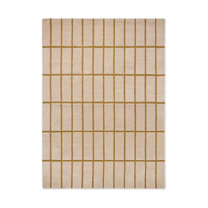 Tiiliskivi ullmatta - Bronze Yellow, 140x200 cm - Marimekko