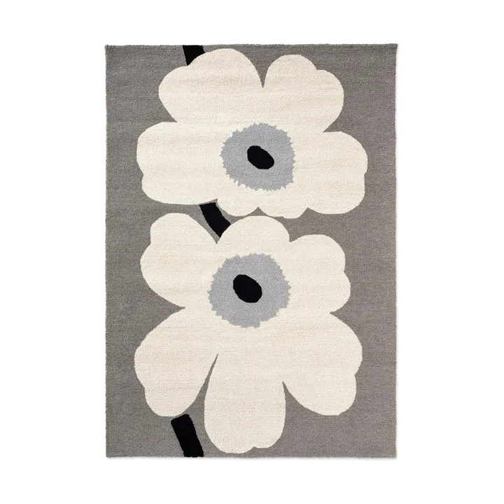 Unikko anniversary matta outdoor - Grey, 200x280 cm - Marimekko