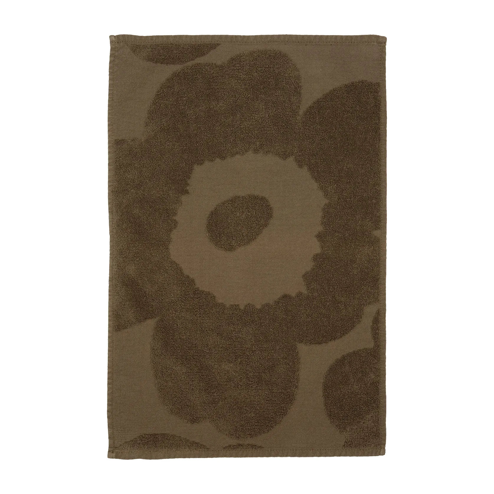 Unikko gästhandduk 30x50 cm, dark sand Marimekko